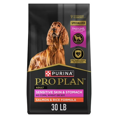 Purina Pro Plan Dry Dog Food for Adult Dogs, High Protein, Sensitive Stomach
