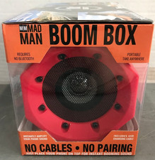   Mad Man Phone Volume Amplifier Universal No Bluetooth Cable Sound Booster RED