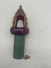 Vintage Fantasy Castle Tower Toy Part Purple Gold Green Dragon Theme
