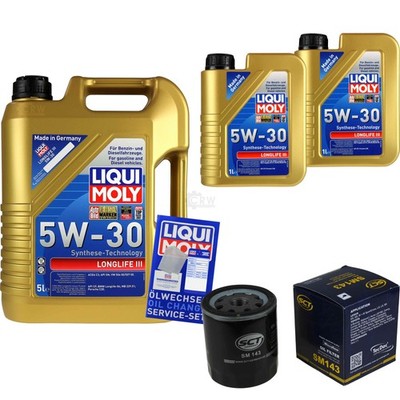 SCT Inspektionspaket Liqui Moly 7L 5W-30 für Toyota Land Cruiser Prado 3.0