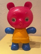 1970s USSR Russian Soviet Plastic Doll Toy BEAR.Children's Room Decor