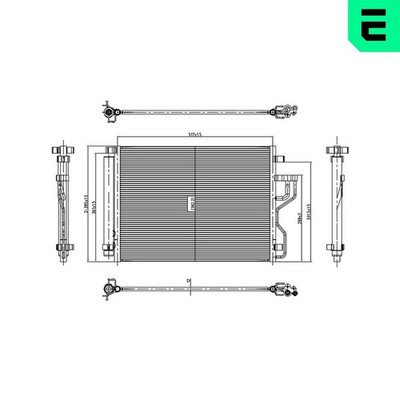 ERA Kondensator Klimaanlage 667486 für HYUNDAI ix35 LM EL ELH Van CRDi 4WD KIA 3