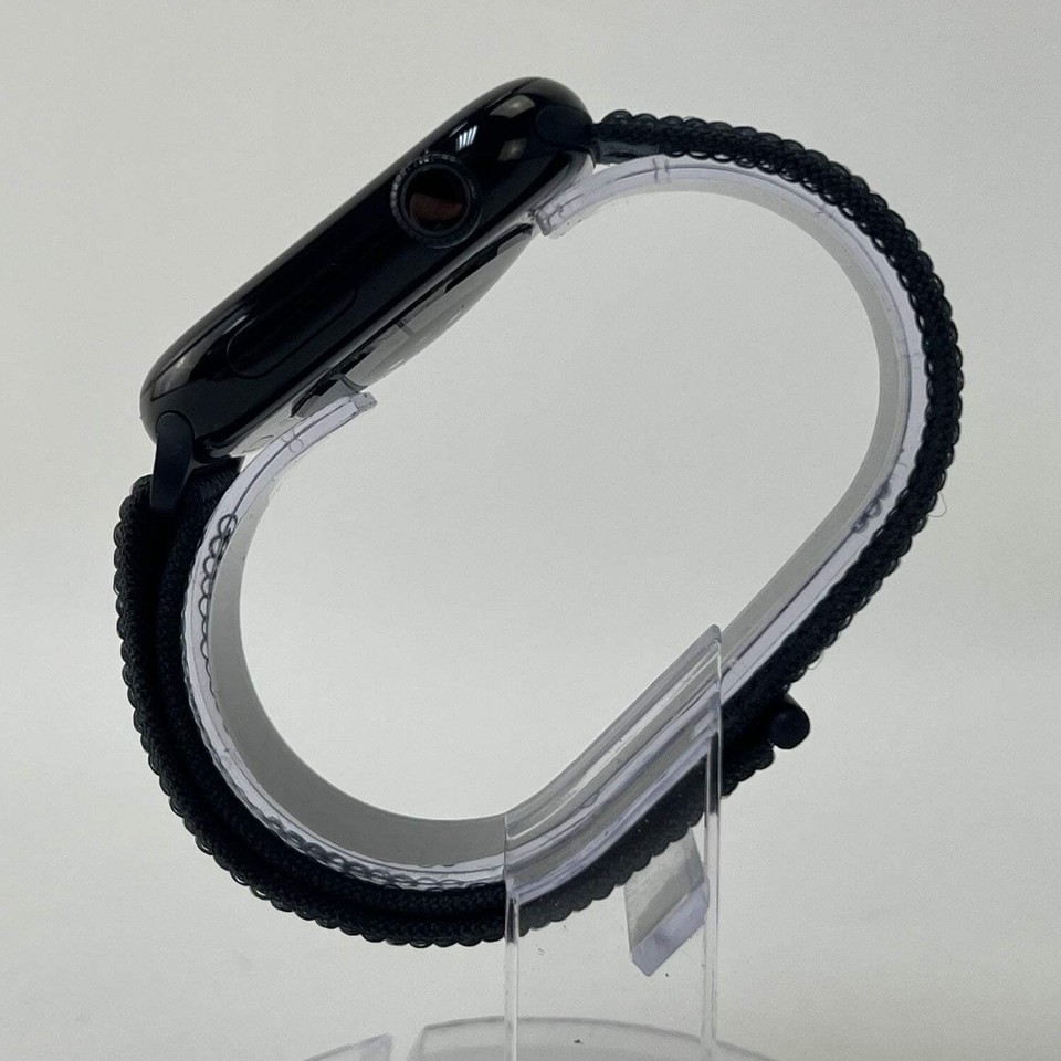 GPS Only Apple Watch Series 10 46MM Jet Black Aluminum Ink Sport Loop ...