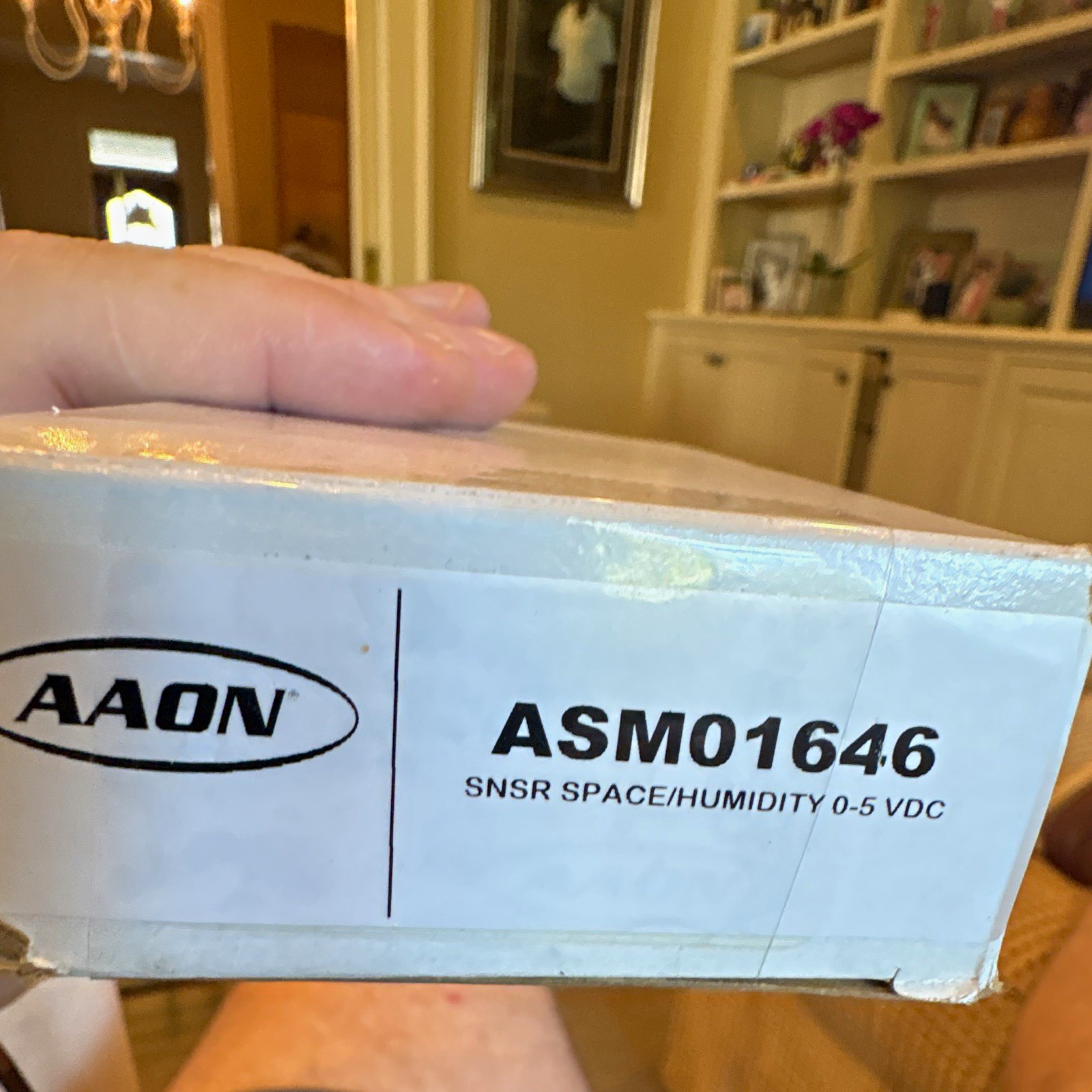 AAON ASM01646 Space Humidity Sensor 0-5 VDC White Compatible w/ AAON