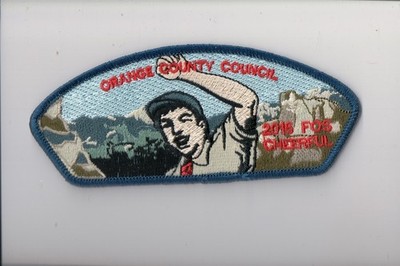 Orange County Council SA-382 2016 Friends Of Scouting FOS Cheerful CSP