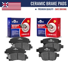 Front and Rear Ceramic Brake Pads for Acura TL Honda Ridgeline