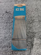 Ice Bag with box, "A MEDICINE CHEST NECESSITY" Made in USA Vintage WORLD WIDE