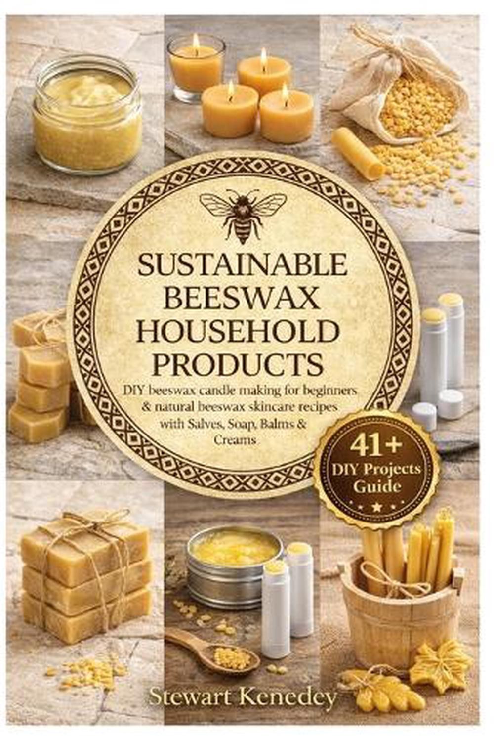 Sustainable Beeswax Household Products: DIY beeswax candle making for beginners 