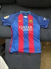 Lionel Messi Signed FC Barcelona Jersey Autographed Beckett COA Soccer Memorabil