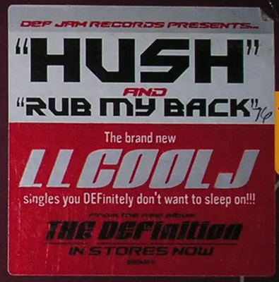 LL Cool J Hush STILL SEALED Vinyl Single 12inch NEW OVP Def Jam
