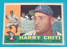 1960 Topps #339 Harry Chiti Kansas City Athletics BASEBALL Card W7
