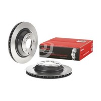 2X Brembo Bremsscheiben 358Mm InnenbelÜFtet Hinten Passend FÜR Audi Q7 Porsche