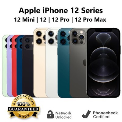 Apple iPhone 12 | 12 mini | 12 Pro | 12 Pro Max 64GB | 128GB | 256GB - Unlocked
