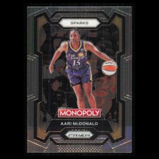 Aari McDonald #30 2024 Panini Prizm Monopoly WNBA Los Angeles Sparks Basketball
