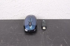 Genuine Logitech M-RBG112 Optical Mouse Deep Blue W/ USB Receiver