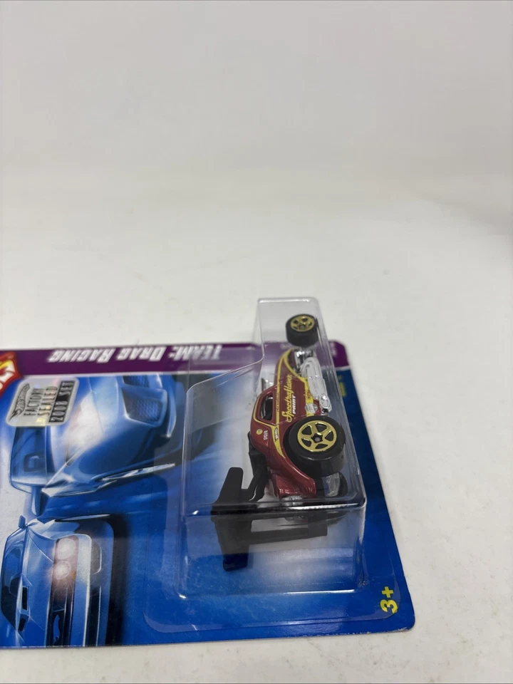 Hot Wheels #160 Team: Drag Racing 2008 4/4 Fiat 500 con oro 5 velocidades sellado de fábrica Foto 4 de 4