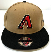Arizona Diamondbacks MLB NE Snapback Hat Khaki/Black