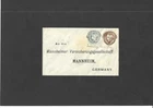 GB Stationery STO QV 11/2d + 2d compound Envelope LONDON to Germany H&B ESC34