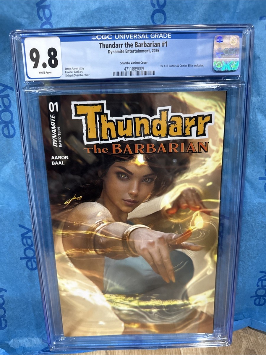 THUNDARR THE BARBARIAN #1 SHIKARII 616 COMICS Trade Cgc 9.8 Graded