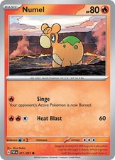 Numel SV: Paldean Fates 011/091 NM English Pokemon Card