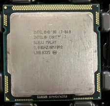 Intel Core i7-860 2.8GHz SLBJJ LGA1156 Quad Core Processor Lynnfield
