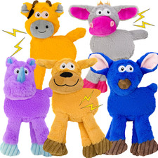 Squeaky Dog Toys, No Stuffing 5 Pack Crinkle Dog Toy for Small,Medium Large Dogs
