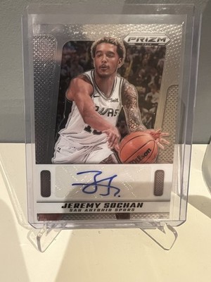 2024-25 Panini Prizm Deca - Signatures Jeremy Sochan #PDS-SOC (AU)