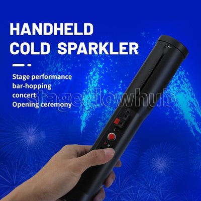 PAIDUN Handheld Sparkler Mini Cold Spark Machine Firework Effect Spray 3.2-6.5FT