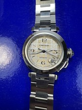 Cartier Pasha C 2324 Automatic Cal.049 Swiss Original 35mm Stainless Steel c2003