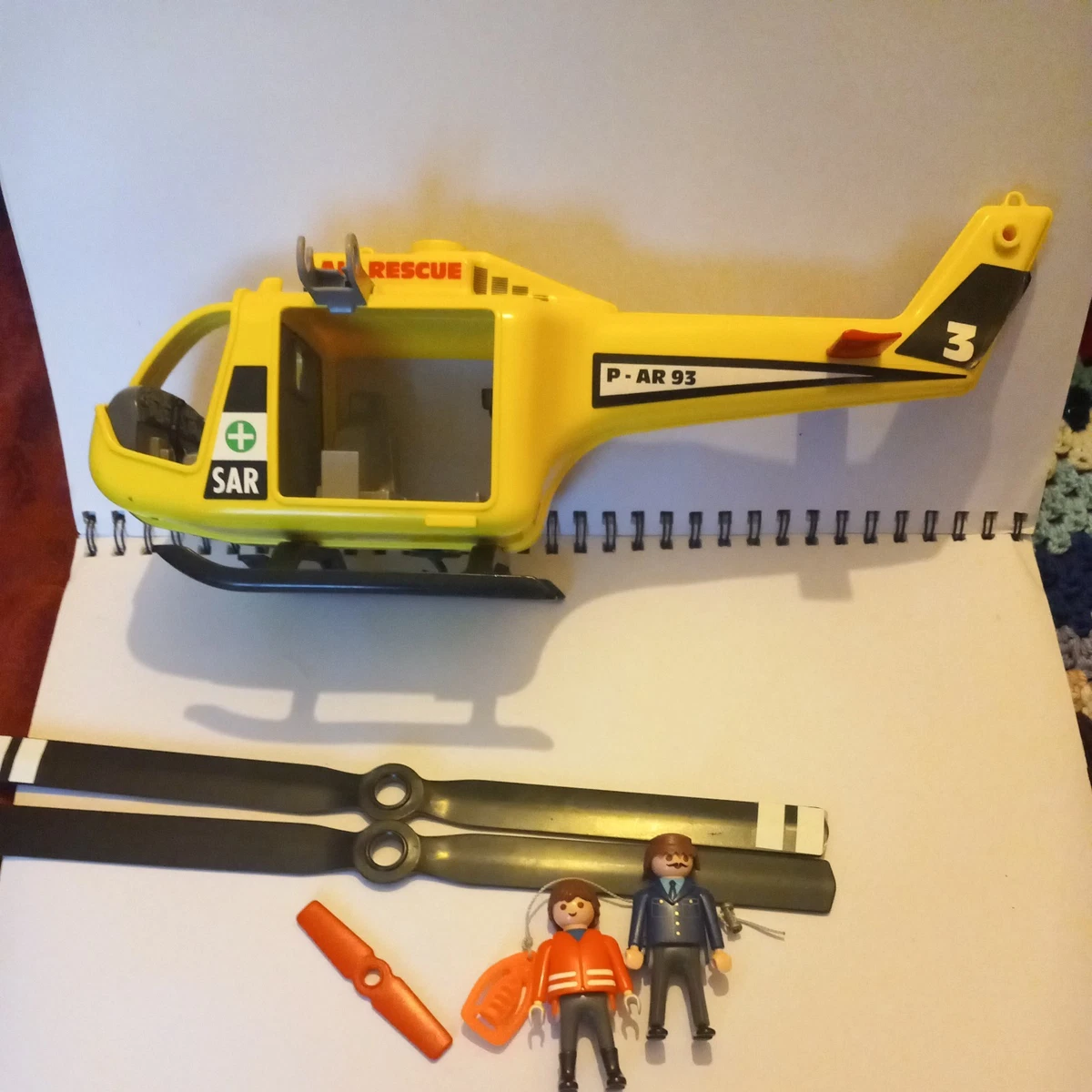 Playmobil hélicoptère secours montagne et motos de police | Kaufen auf