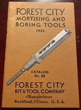 1935 Forest City Mortising & Boring Tools Catalogs Rockford Illinois 