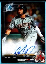 2017 Bowman Chrome  Autograph Auto Dawel Lugo   Card # CPA-DL