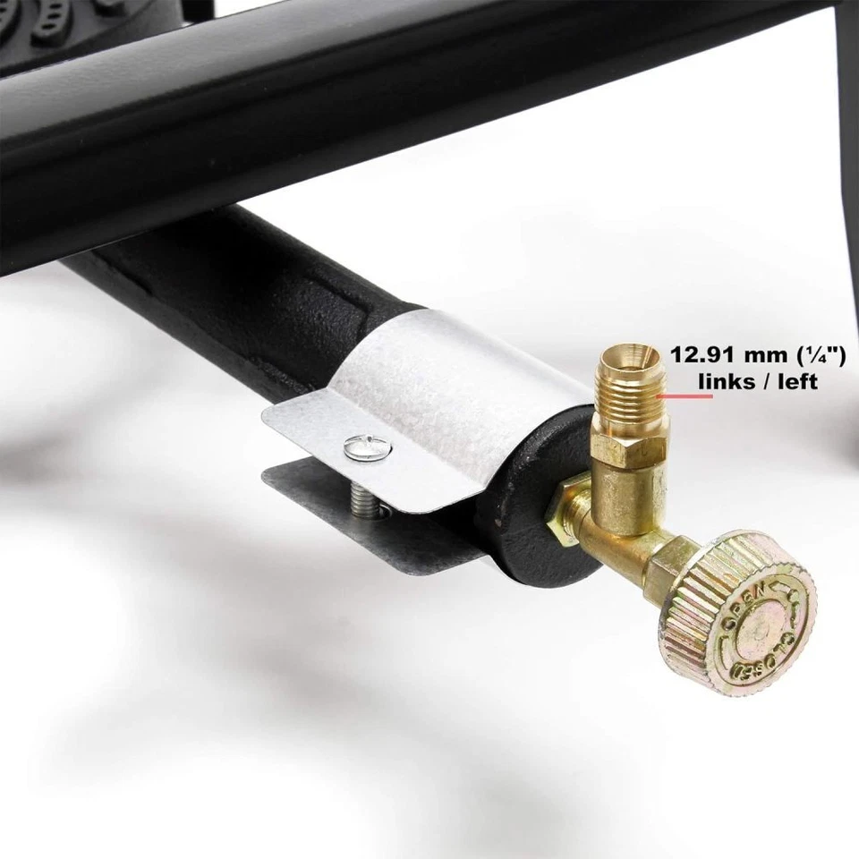 Gaskocher Hockerkocher Economic 8 KW DE/AT mit 150 cm Schlauch & 50 mbar Regler - Bild 3 von 4