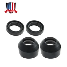 2 Sets Fork Oil Seals and Fork Dust boots Pair Fit for Honda XR75 XL75 XL70
