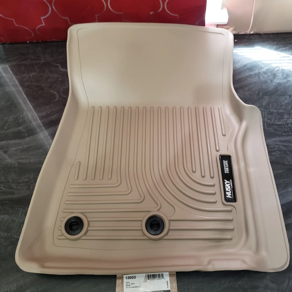 Alfombrillas delanteras Husky Liners 13093 Weatherbeater para Lexus LX570 2013-2021 tostadas Foto 2 de 4