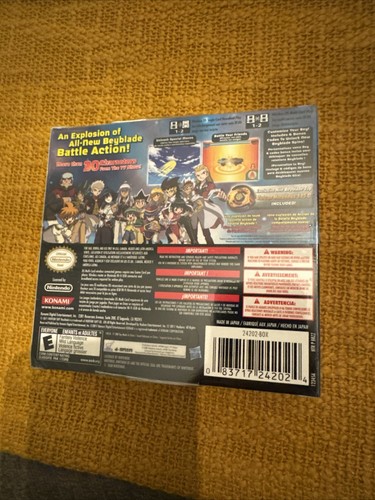 Metal Masters Nintendo DS Spiel + Beyblade Vulcan Horuseus Sealed Selten! Toys R Us - Bild 3 von 4