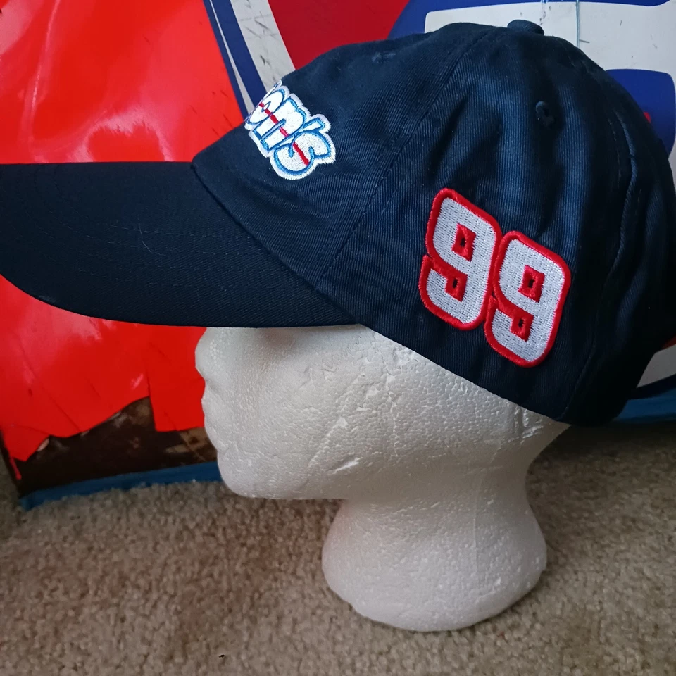 Aaron's Dream Machine #99 Michael Waltrip Racing Team Emitido Sombrero NASCAR Bandera de Estados Unidos  Foto 3 de 4