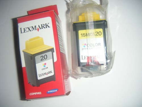 Official Lexmark 20 Tri-Color Ink Cartridge 15M0120 Genuine Factory Sealed - Picture 2 of 3