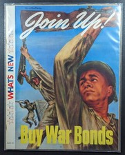 Vintage 1945 Abbott Laboratories WWII Oversized Magazine w/ Envelope