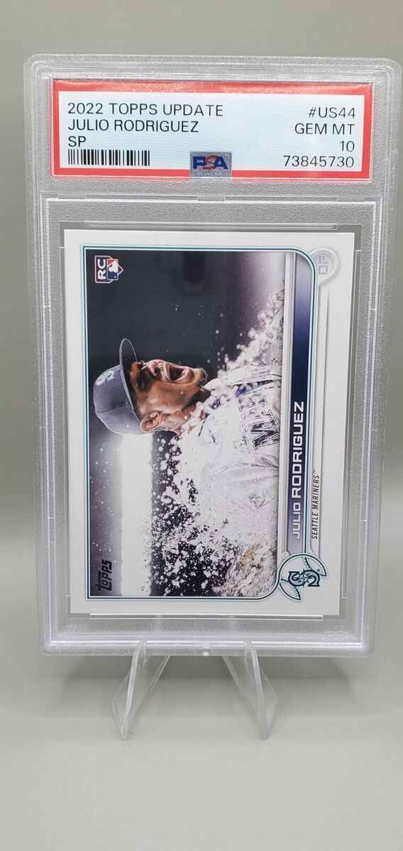 2022 Topps Update #US44 JULIO RODRIGUEZ RC Rookie SP Image 2022 Topps Update #US44 JULIO RODRIGUEZ RC Rookie SP Image