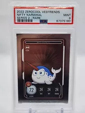 Zerocool RARE Nifty Narwhal 466/500 VeeFriends Series 2 PSA 9 Mint