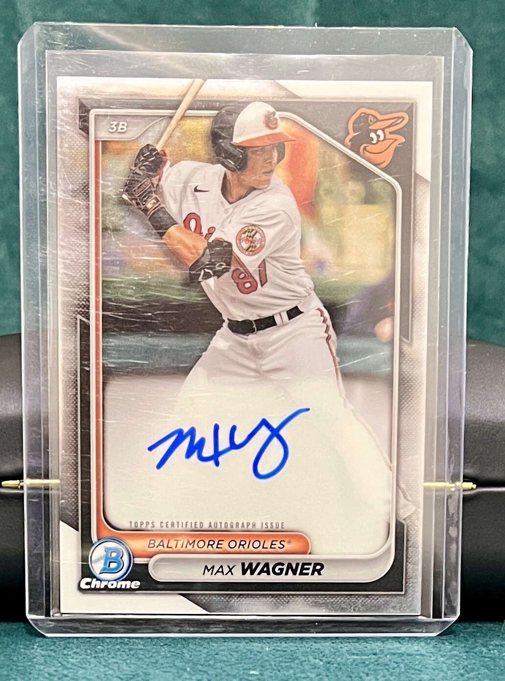 2024 Bowman Chrome Prospect Autographs #CPA-MW Max Wagner (AU, RC)