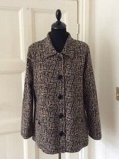 Bnwot Tigi Women’s Animal Print Style Stretch Jacket Blazer Size 14-16