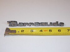 Vtg 1971 72 73 74 Plymouth Barracuda Car Vehicle Emblem Badge Door Tail 3505456