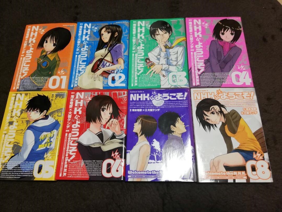 【匿名配送・中古品】Welcome to the NHK NHKにようこそ！ Welcome to the N.H.K. Vol.1~8 Complete Set Japan Manga Yokoso | eBay