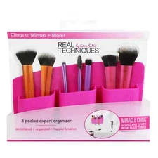 🌟 Real Techniques 3 Pocket Expert Organizer - BRAND NEW - Miracle Cling Storage