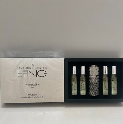 Lengling Munich Sekushi No 7 Extrait de Parfum 4 x 8 ml Travel Set New
