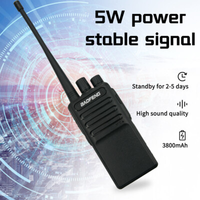 Baofeng BF-C5 Plus Walkie Talkie 5W UHF 400-470MHz Portable Ham Two Way Radio - Foto 9