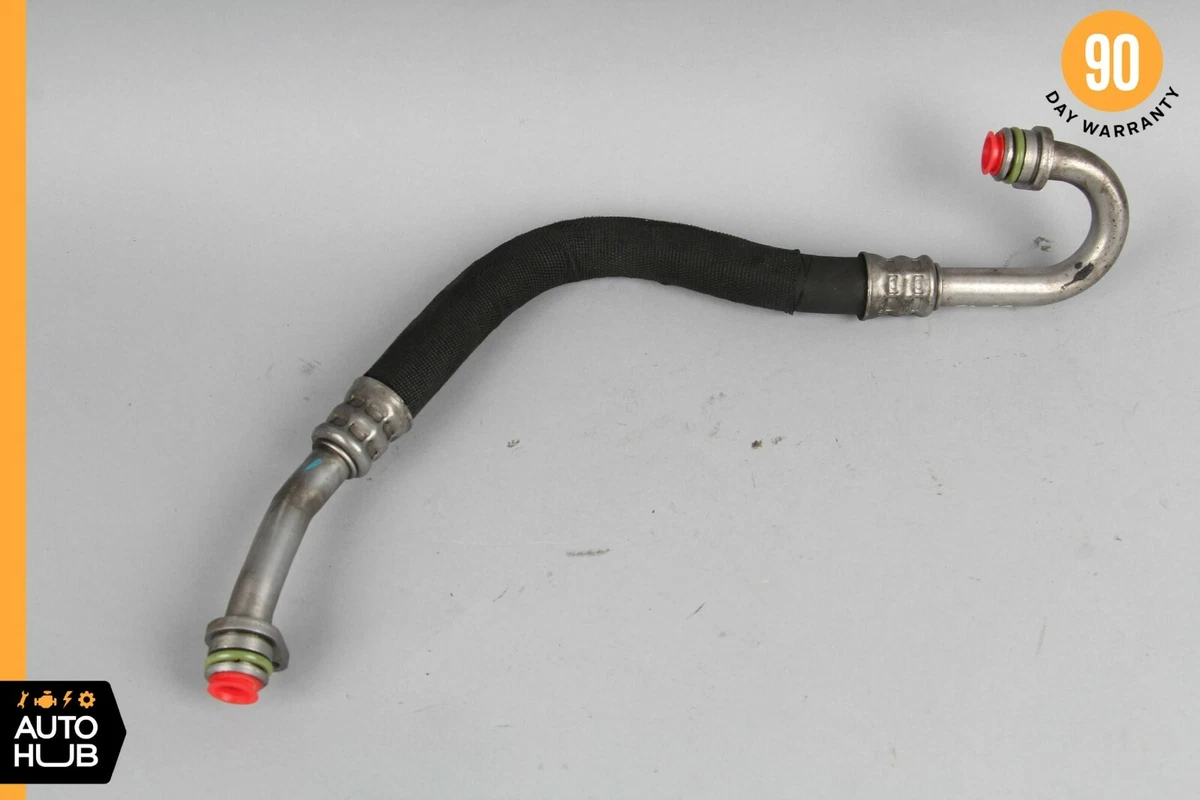 07-11 Mercedes W221 CL63 S63 AMG M156 Oil Cooler Hose Line Pipe