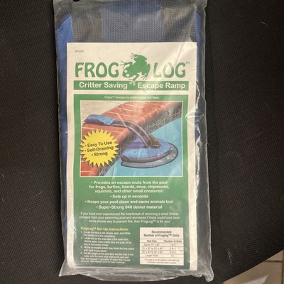 Swimline 70200 Frog Log Critter Saving Escape Ramp